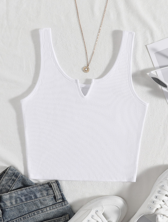 V Neck sleeveless Crop Top uploaded by business on 1/20/2023