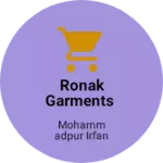 Business logo of Ronak garments