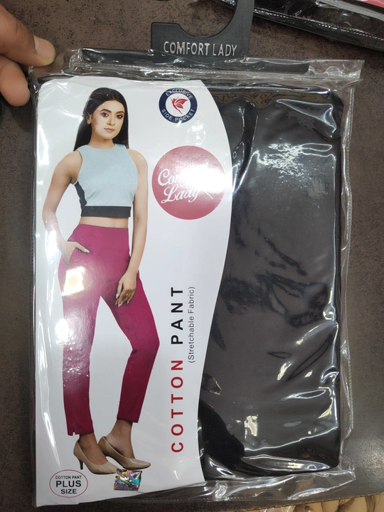 Comfort Lady Brand Cotton Stretchable Pant Free Size  uploaded by Shree Alankruta Collections on 5/28/2024