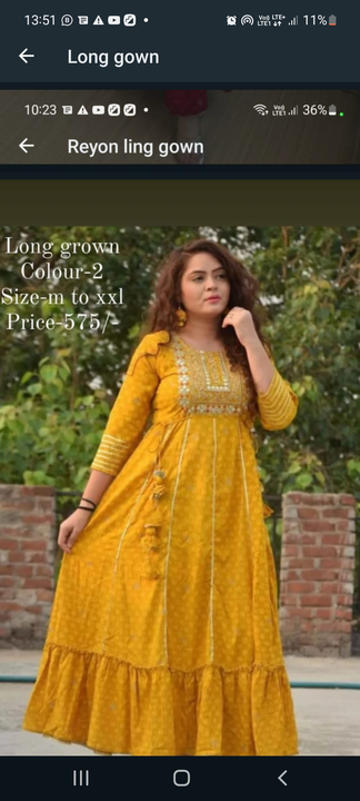 Gown uploaded by Laxmi fab on 1/20/2023