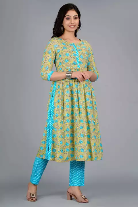 Nayra cut Kurta with Trouser set  uploaded by business on 1/20/2023