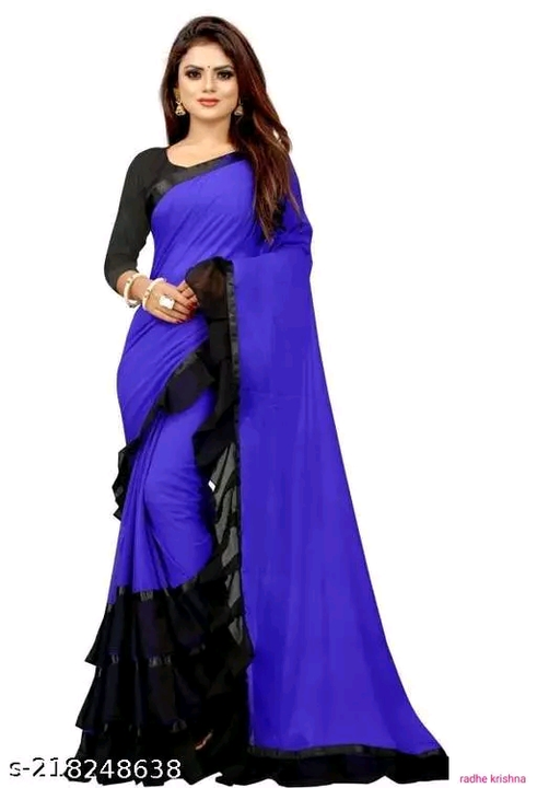 Ruffal saree uploaded by business on 1/20/2023