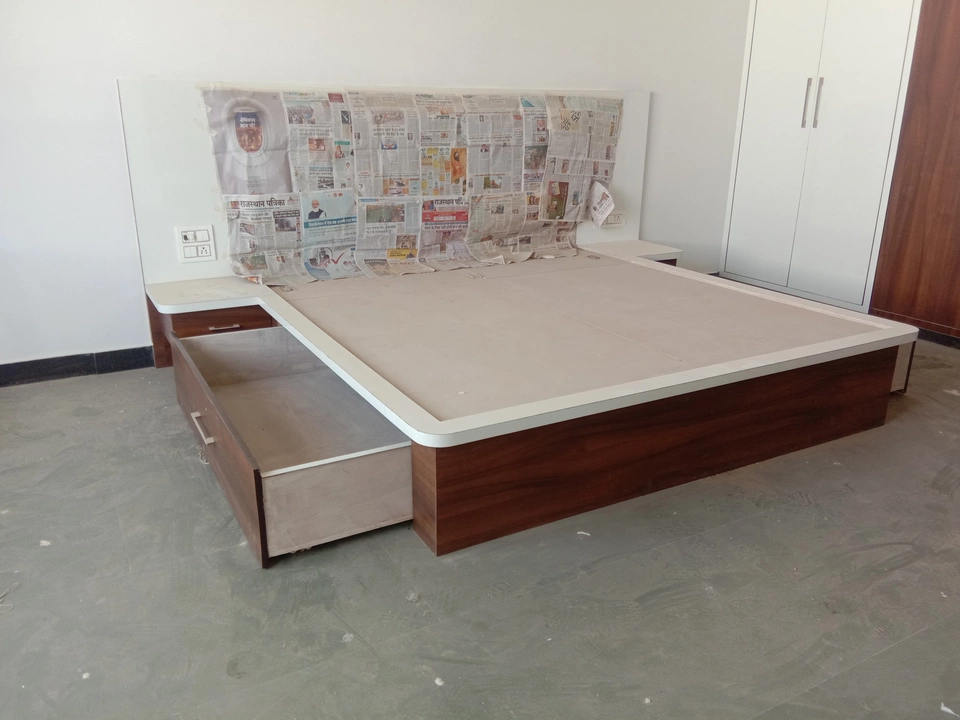 Bed with easy storage  uploaded by Shree vishwakarma furniture on 1/21/2023