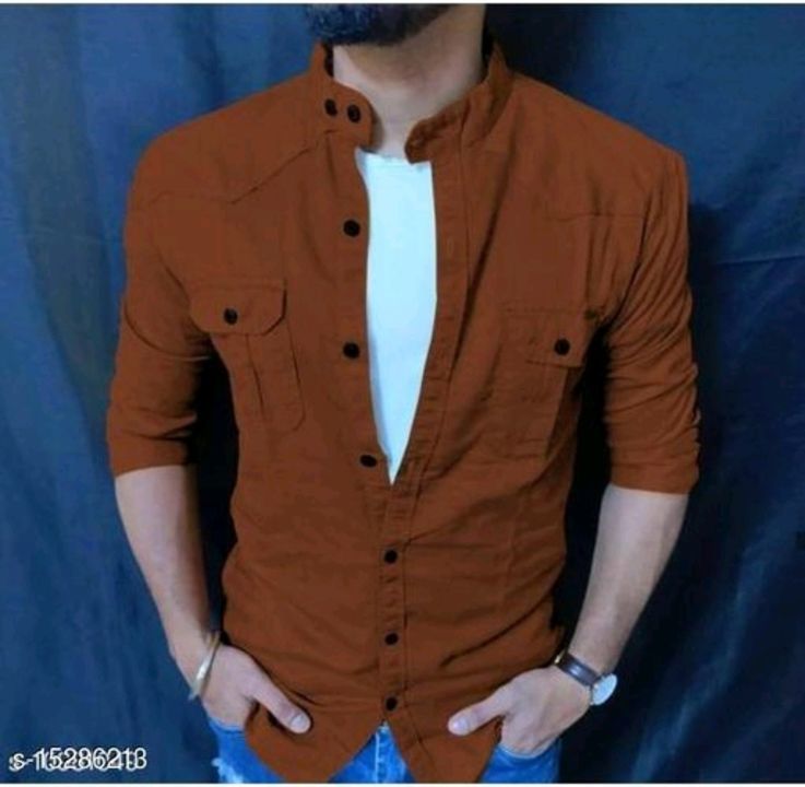 Catalog Name:*Fancy Partywear Men Shirts*
Fabric: a uploaded by business on 2/14/2021