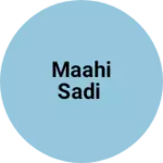 Business logo of Maahi sadi