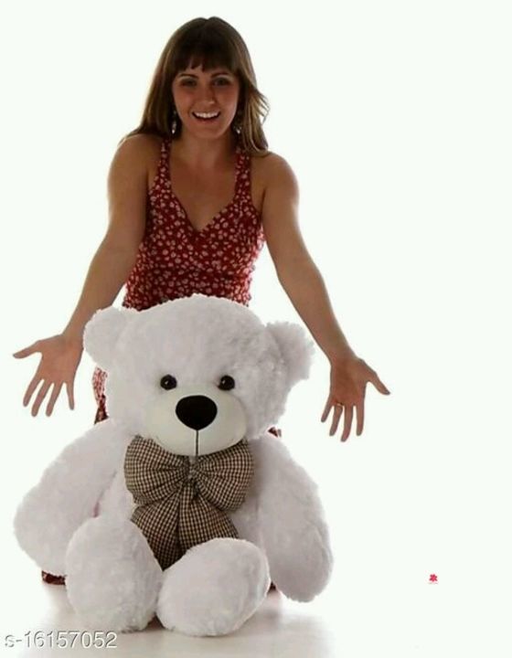 3ft teddy toy uploaded by business on 2/14/2021
