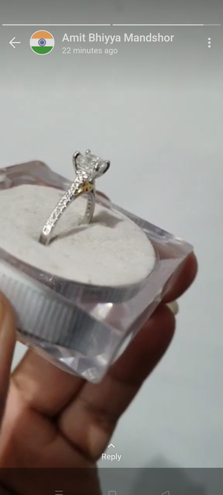 Riyal Diamond Ring making at Surat only 600 uploaded by Swati Gems Surat on 1/21/2023