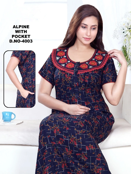 Alpine printed embroidery  uploaded by Arshi garment on 1/21/2023