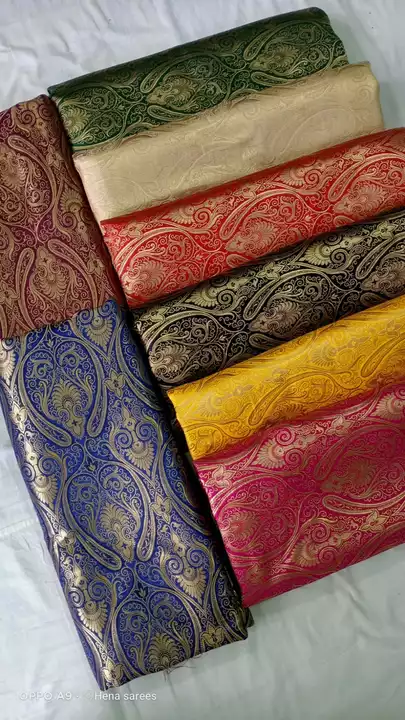 Banarsi heavy brocade  uploaded by Sarees and suit and dupatta dress material  on 1/21/2023