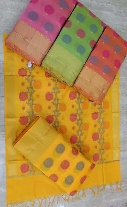 Banarsi cotton dress material Daman skirt Design  uploaded by Sarees and suit and dupatta dress material  on 1/21/2023