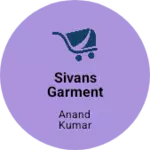 Business logo of Sivans garment