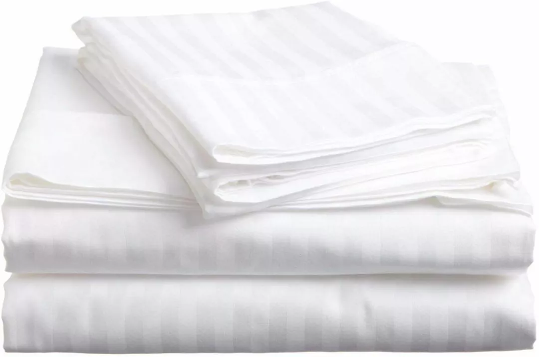 White bedsheet satin strip uploaded by business on 1/21/2023