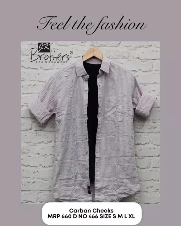 Men's Cotton Checks Shrit  uploaded by Jk Brothers Shirt Manufacturer  on 1/21/2023