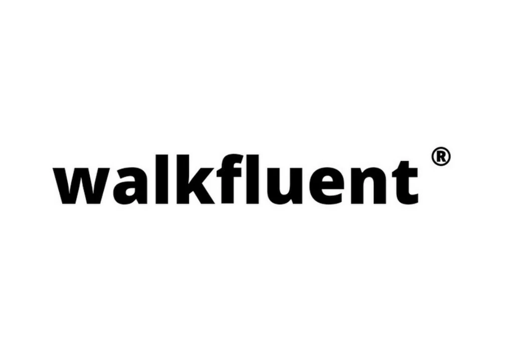 Visiting card store images of WALKFLUENT