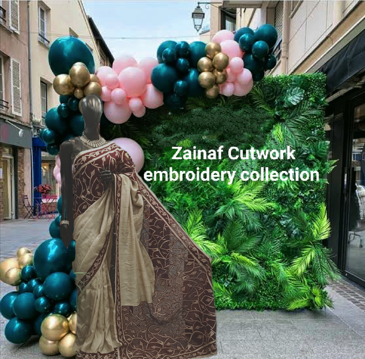 Factory Store Images of Zainaf Cutwork embroidery collection 