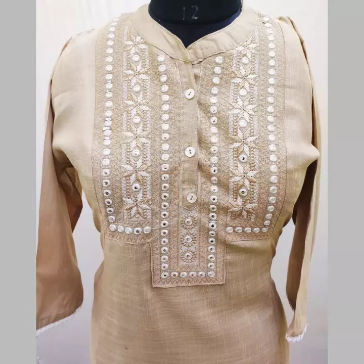 Cotton embroidery kurtis  uploaded by business on 1/21/2023