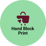 Business logo of Hand block print work