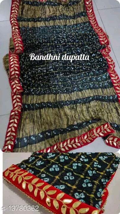 Ghatchola bandej dupatta  uploaded by Kashvi fashion on 1/21/2023