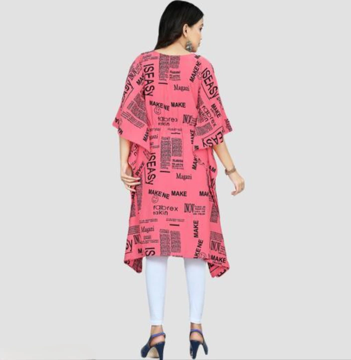 Women's Tropical Print Kaftan Dress uploaded by Goti Narrow Fab on 1/21/2023