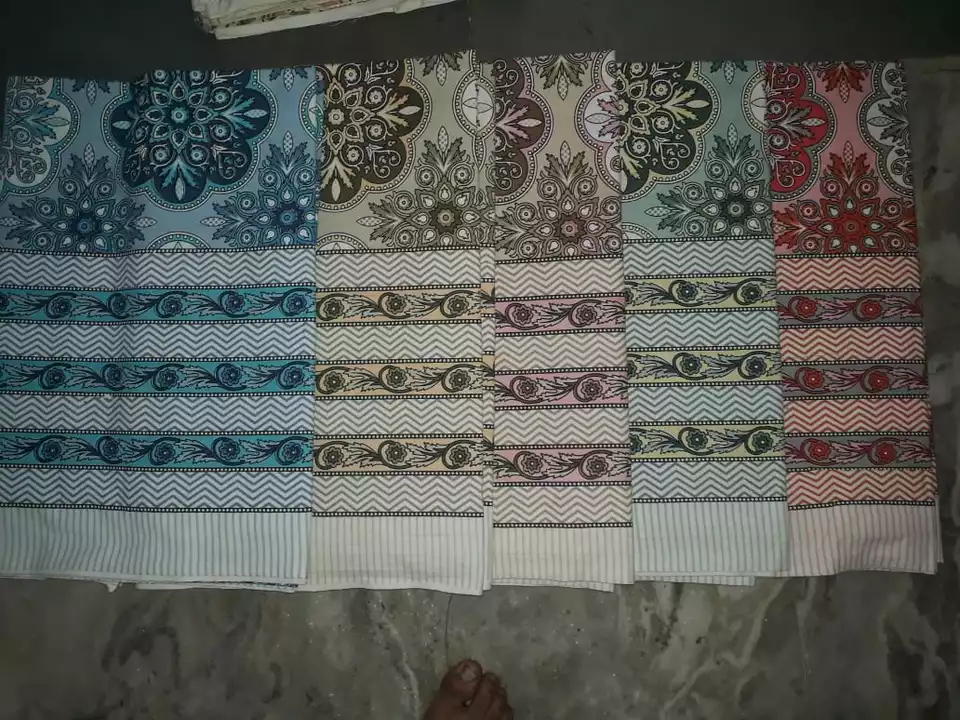 Jaipuri bedsheets pure cotton  uploaded by Meet fabrics on 1/21/2023