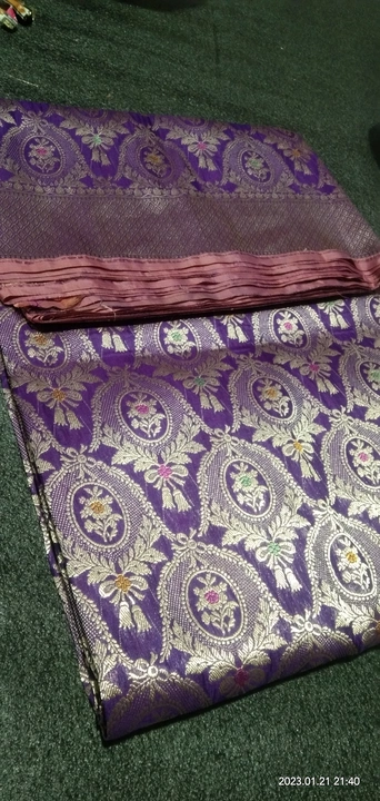 Pure banarasi silk tana bana kashi vishwanath Tempol uploaded by Arham,silk creation on 1/21/2023