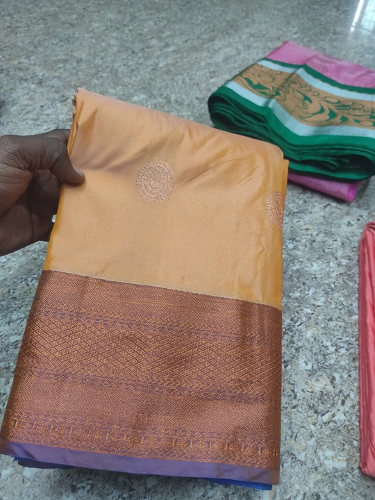 Soft silk saree uploaded by P.A.K TEX on 1/22/2023