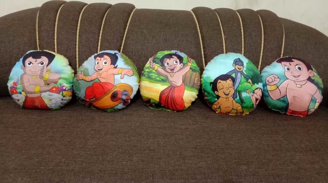 Post image *Expressive nd Attractive Cute Cusion  Set of 5 cushions+ Covers*

Specially designed for kids😊nd Homes decors 😇also🌺🌺

Details are as:::-

😊Cusions: 5 pieces in single set 😊
😊Size. : 12/12😊
😊Weight : 800 gms
😊Fabric : velvet
😊Washable
😊Diffrent designs : 
     😊Bheem
     😊Doremon
     😊Barbie
     😊Football
     😊Mickey
      😊Fruits
      😊Motu Patlu
      😊 Smily
      😊 Frozen

Grab it fast😊😊

*U can wash the cover also*
*cover and cushion will be seprated*

Diffrent and bigger piece than market wiith heavy filling