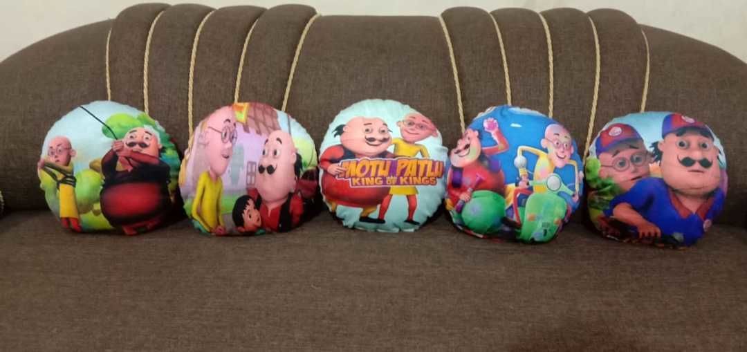 Digital Kids cushion set of 5 in 12*12 inch uploaded by SAFFRON ENTERPRISES on 2/14/2021