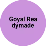 Business logo of Goyal readymade