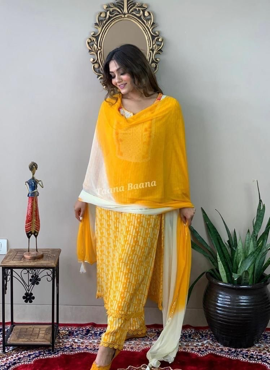 💃💃💃💃💃💃  *New addition to our beautiful  pure rayon set series with heavy crocia laced work d uploaded by JAIPURI FASHION HUB on 1/22/2023