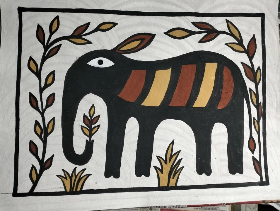 Factory Store Images of Jharkhand  sohrai painting 