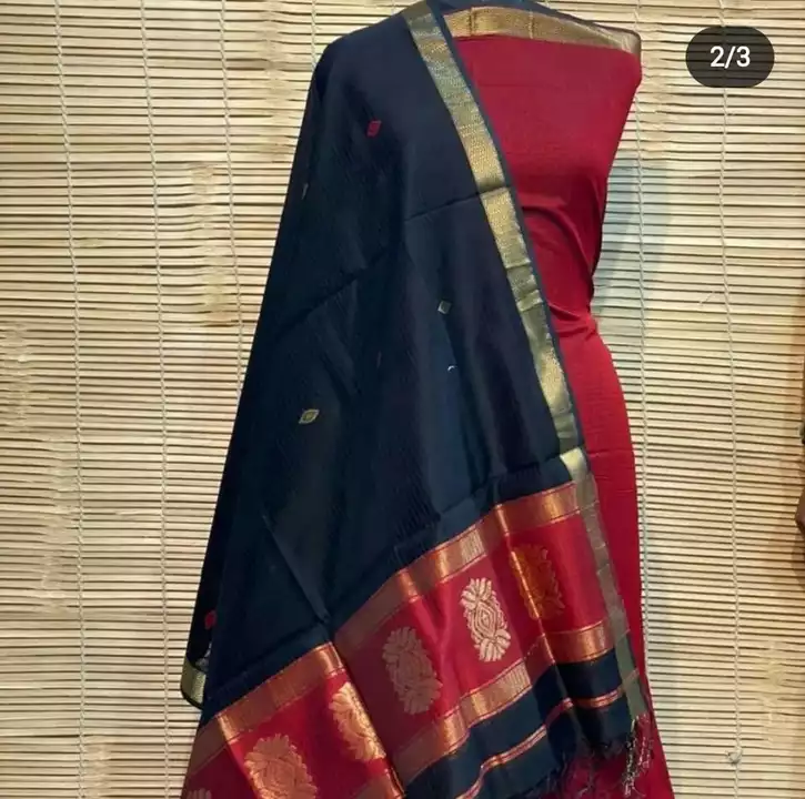 Maheshwari Top And Dupatta uploaded by Maheshwari Sarees on 1/22/2023