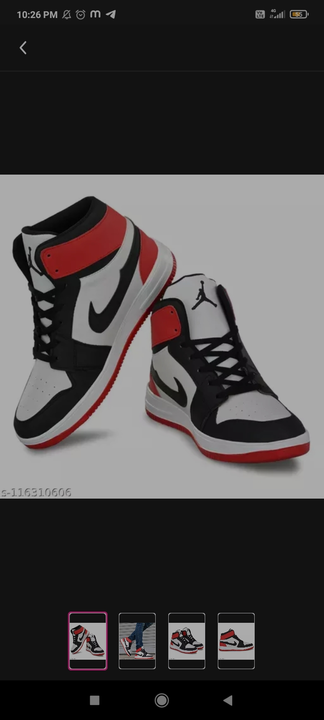 Red retro jordan uploaded by The style club on 1/22/2023