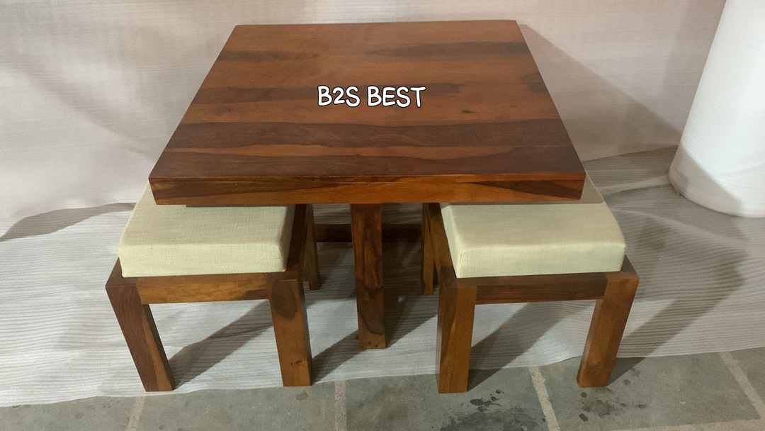 Coffee table set with 4 stool  uploaded by business on 1/22/2023