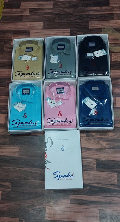 Spaki plain shirt for Men uploaded by Ahmad store on 5/31/2024