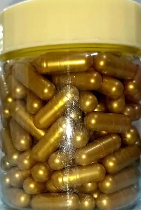 Golden capsule... uploaded by business on 1/22/2023