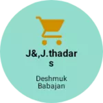 Business logo of j&,j.thadars