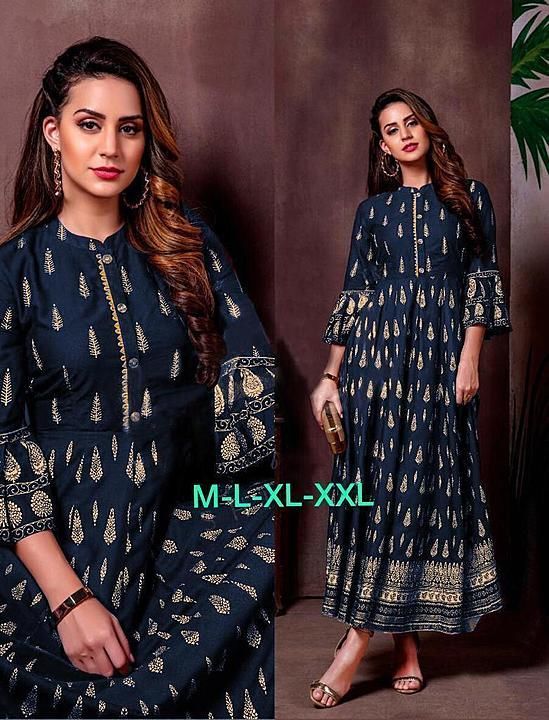 *New launching 👩‍❤️‍💋‍👩 western Kurtis *

Bringing in this winter season. The right mix of gold & uploaded by Samanvi's Outfits on 7/6/2020