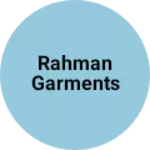 Business logo of Rahman garments