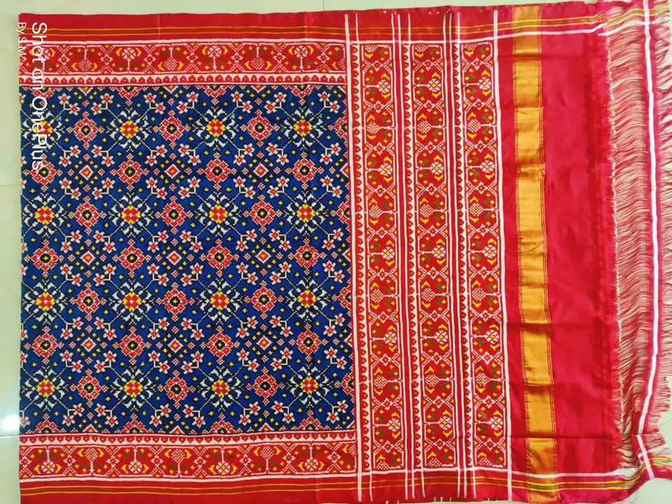 💫 patan patola Double ikkt saree   💫 uploaded by business on 1/22/2023