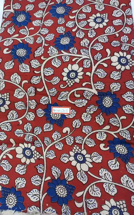 Post image cotton suits with chiffon dupata 
kalamkari cotton fabric with natural clr