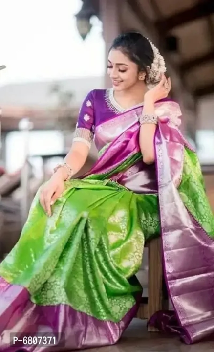 Beautiful Lichi Silk Jacquard Work Saree for Women uploaded by Shreeji New Fashion on 1/22/2023