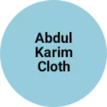 Business logo of Abdul karim cloth huos