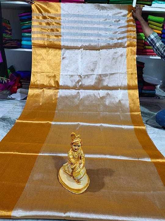 Tissue sarees uploaded by business on 7/6/2020