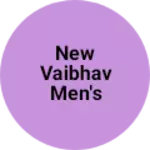 Business logo of New vaibhav men's wear