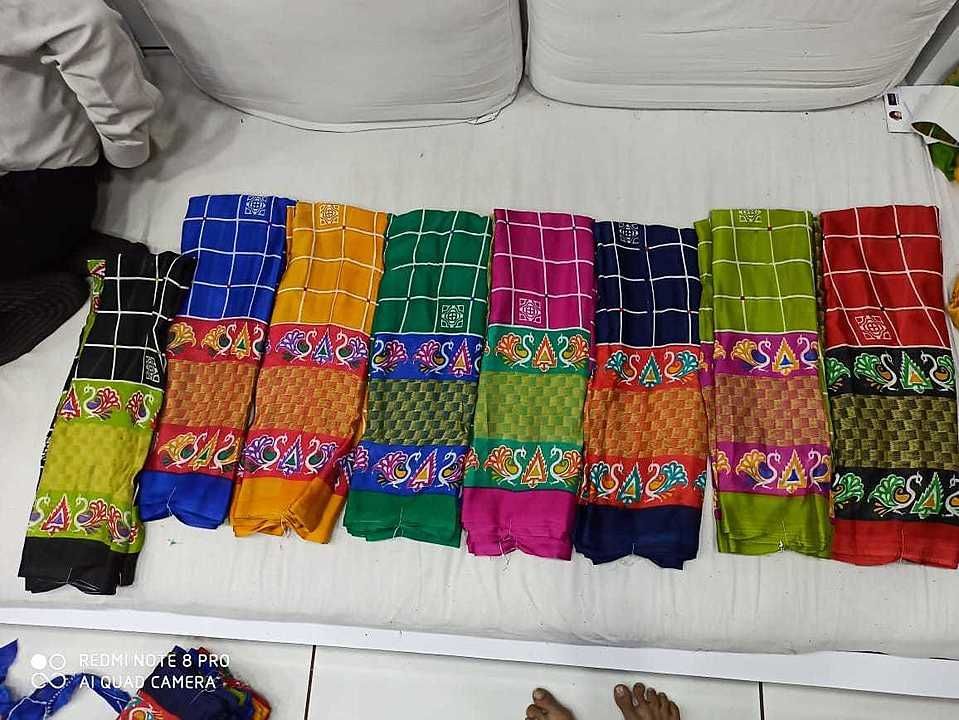 Synthetic china chiffon sarees uploaded by SUMTI SILK MILLS on 7/6/2020