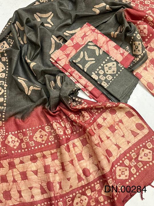 Khadi cotton dress material uploaded by business on 1/23/2023