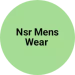 Business logo of NSR MENS WEAR
