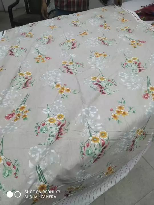 Bedsheet fabric uploaded by Padmavati Creation on 1/23/2023