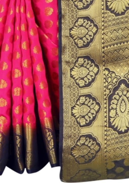 FINE WEAR Woven Kanjivaram Cotton Silk Saree uploaded by LJ Enterprise  on 1/23/2023